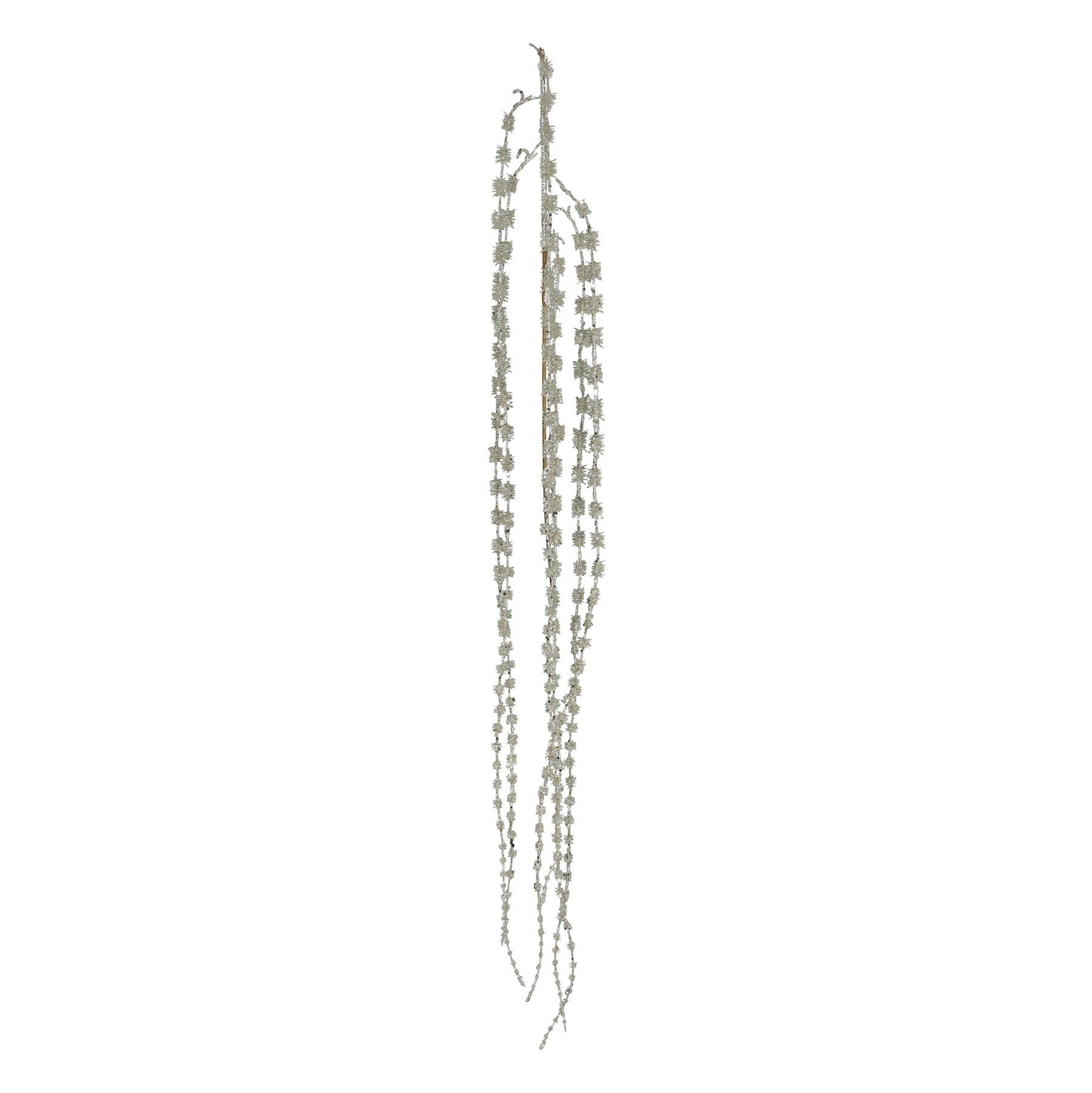 Large Champagne Glitter Amaranthus Spray