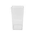Clear Acrylic Square Vase (Dia14.5 x H30cm)
