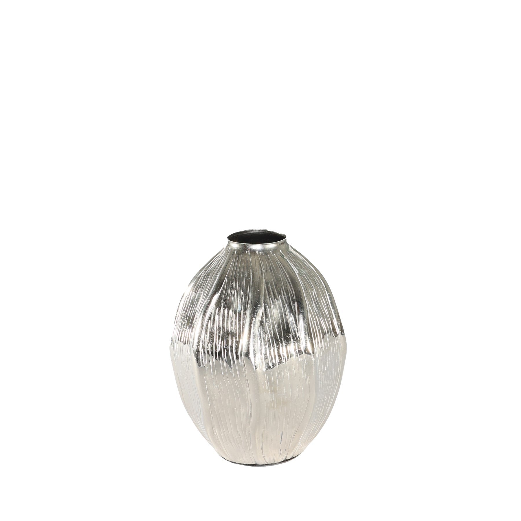 Silver Eros Seed Vase (19x15.5cm)