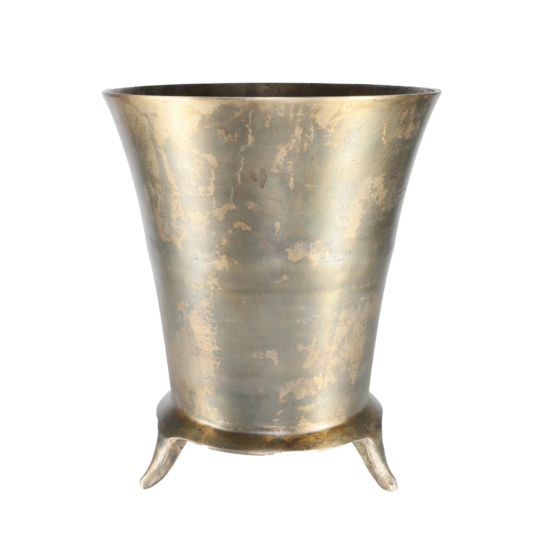 Antique Gold Poseidon Footed Planter (42 x 34.5cm)