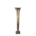 Antique Gold Poseidon Trumpet Vase (117 x 29cm)