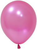 Fuchsia Metallic Latex Balloon 10inch (Pack of 100)