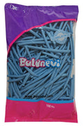 Macaron Blue Modelling Balloons (Pack of 100)