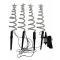 Set of 4 Spiral Pathway Lights (30cm)