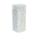 4-6mm White Pebbles in Square Jar (900gr)