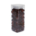 Large Dark Amber Acrylic Stone in Square Jar (300gr)