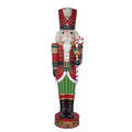 Nutcracker with Candy Cane &amp; LED Light and Music (152cm)
