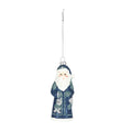 Blue Santa Hanging Decoration (12.5cm)