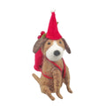 Felt Beagle with Back Pack Hanging Decoration (13cm)