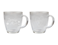 Mothers Day Printed Glass Coffee Cup (350ml)