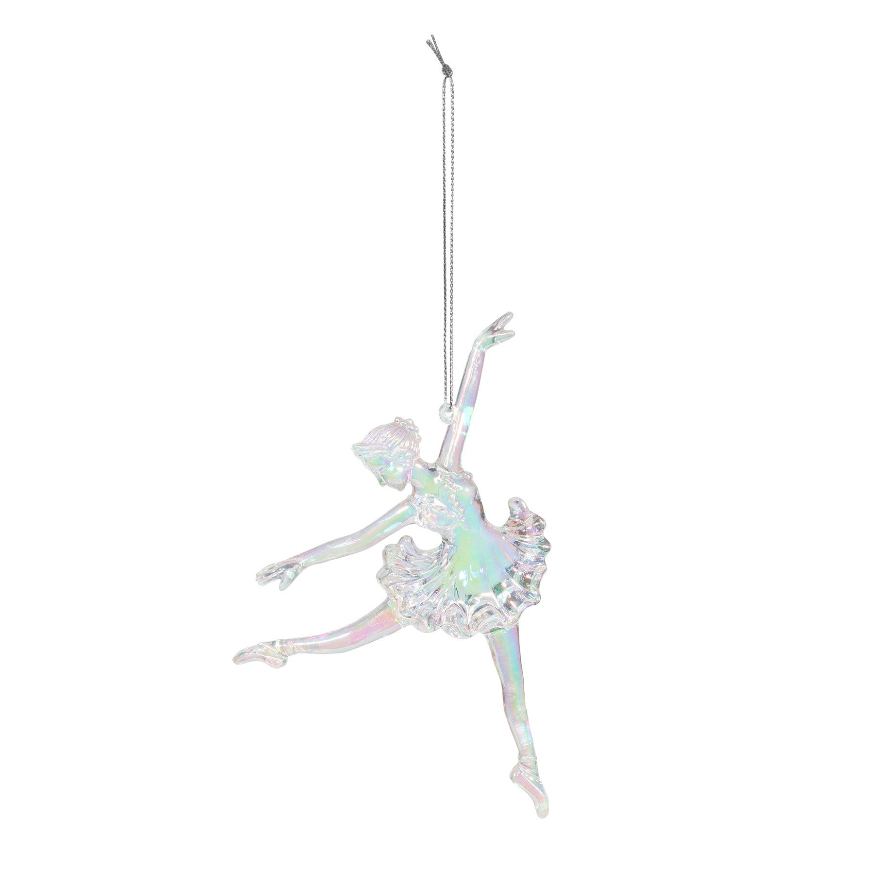 Iridescent Dancing Ballerina Decoration (12cm)