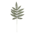 Green Glitter Fern Leaf Stem