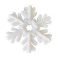 White Glitter Snowflake Hanging Decoration (37cm)