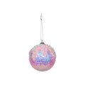 Iridescent Pink Bauble (8cm)