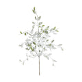 Frosted Leaf Spray (55cm)