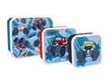 Pack of 3 Boys Printed Food Boxes