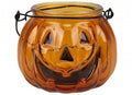 Glass Pumpkin Tealight Holder