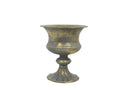 Antique Gold Creation Metal Bowl on Stem (22.5cm)