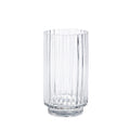 Clear Rochelle Fluted Cylinder Glass Vase����(21cm)