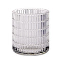 Clear Nancy����Textured Glass Tealight Holder (9cm)����