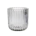 Clear Darcie����Rounded Base Glass Tealight Holder (8cm)