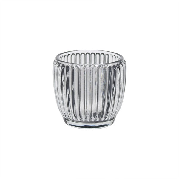 Clear Beatrice����Rounded Glass Tealight Holder (7cm)