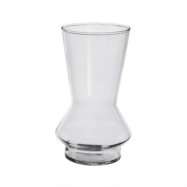Clear Zara Hand Tie����Glass Vase (19.5cm)