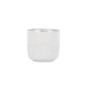 Hortus White Bordeaux Stoneware Pot  (16cm H x 17cm Dia)