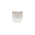 Hortus Cream Toulon Stoneware Pot (12.5cm H x 12cm Dia)