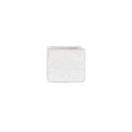 Hortus White Bordeaux Stoneware Cube (9.5cm H x 10.5cm W)