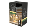 10 LED Wooden House String Lights (2.1m)