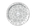 Foil Snowflake Paper Plates (8 Pack)