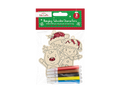 Colour-In Wooden Hanging Characters (3 Pack)