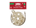 Wooden Baubles Tags (4 Pack)