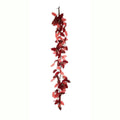 Holly Leaves Garland- Red &amp; Gold (182cm)
