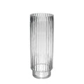 Clear Wide Ribbed Glass Vase (40cm)