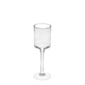 Clear Tall Stem Candle Holder Glass Vase (30cm)