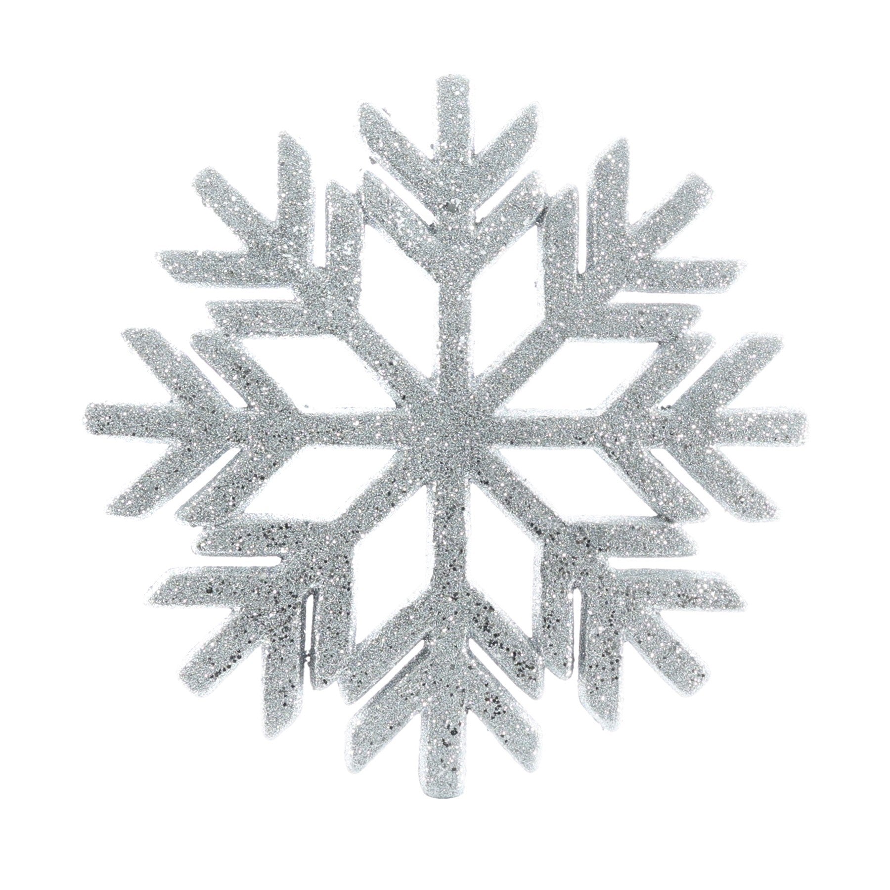 Silver Snowflake Hanging Decoration (45cm)