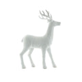 Glitter Standing Reindeer - White (45cm)