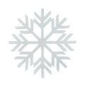 White Snowflake Hanging Decoration (45cm)