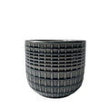 Hortus Grey Braga Pot (11.5cm H x 11.5cm Dia)