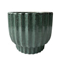 Hortus Olive Green Barcelos Pot (11cm H x 12cm Dia)