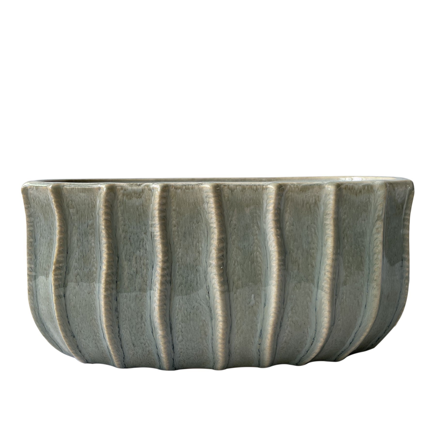 Blue/Grey Hortus Porto Pot (29x13cm)