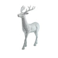 Glitter Standing Reindeer - Silver (45cm)
