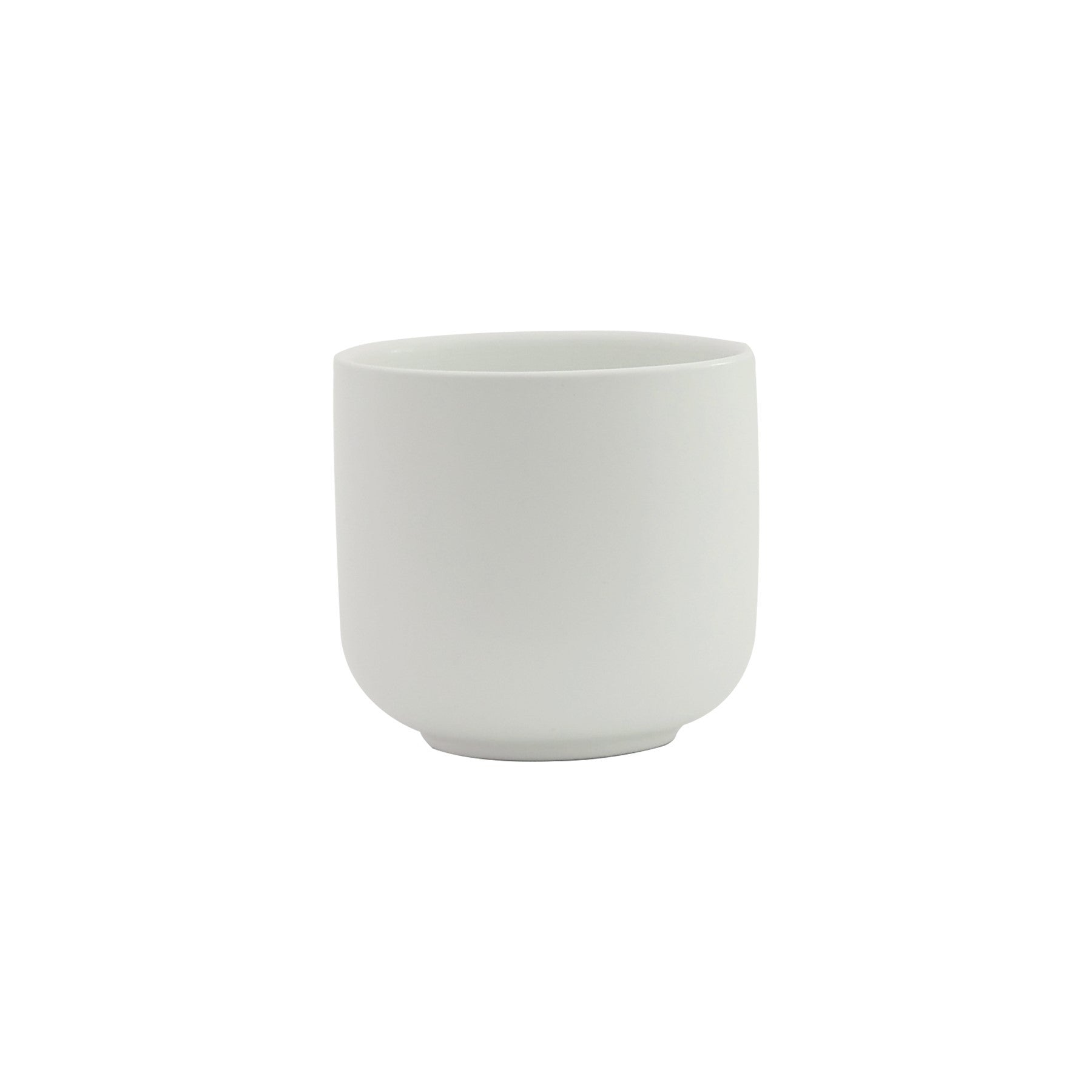 Hortus Havana Matt White Ceramic Pot (13cm)
