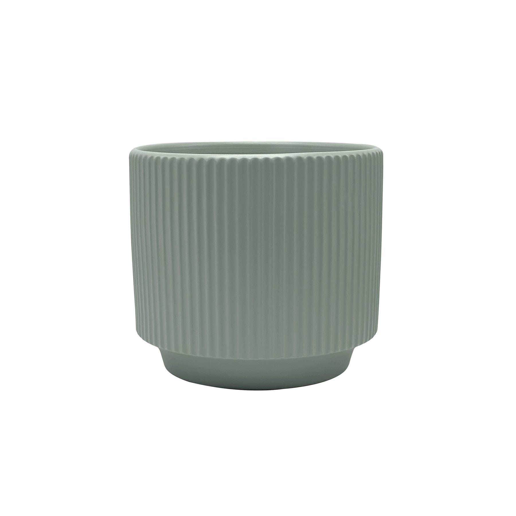 Matt Grey Hortus Tokyo Pot (16x14cm)