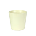 Hortus Vienna Matt Cream Ceramic Pot (15cm)