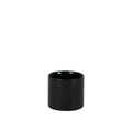 Hortus Sofia Glossy Black Ceramic Pot (7cm)