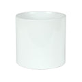 Hortus Sofia Glossy White Ceramic Pot (17cm)