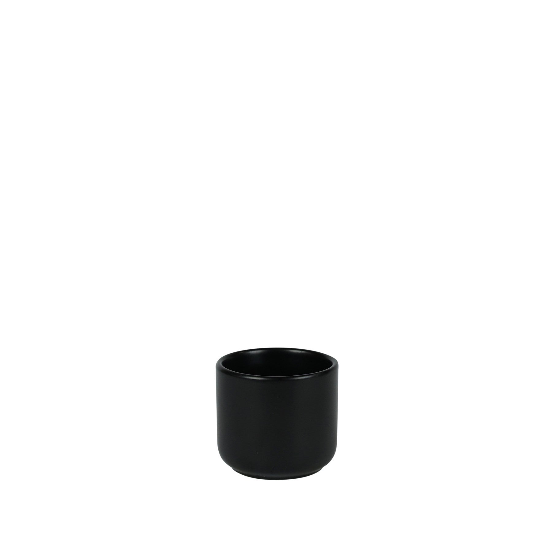 Hortus Havana Matt Black Ceramic Pot (7cm)